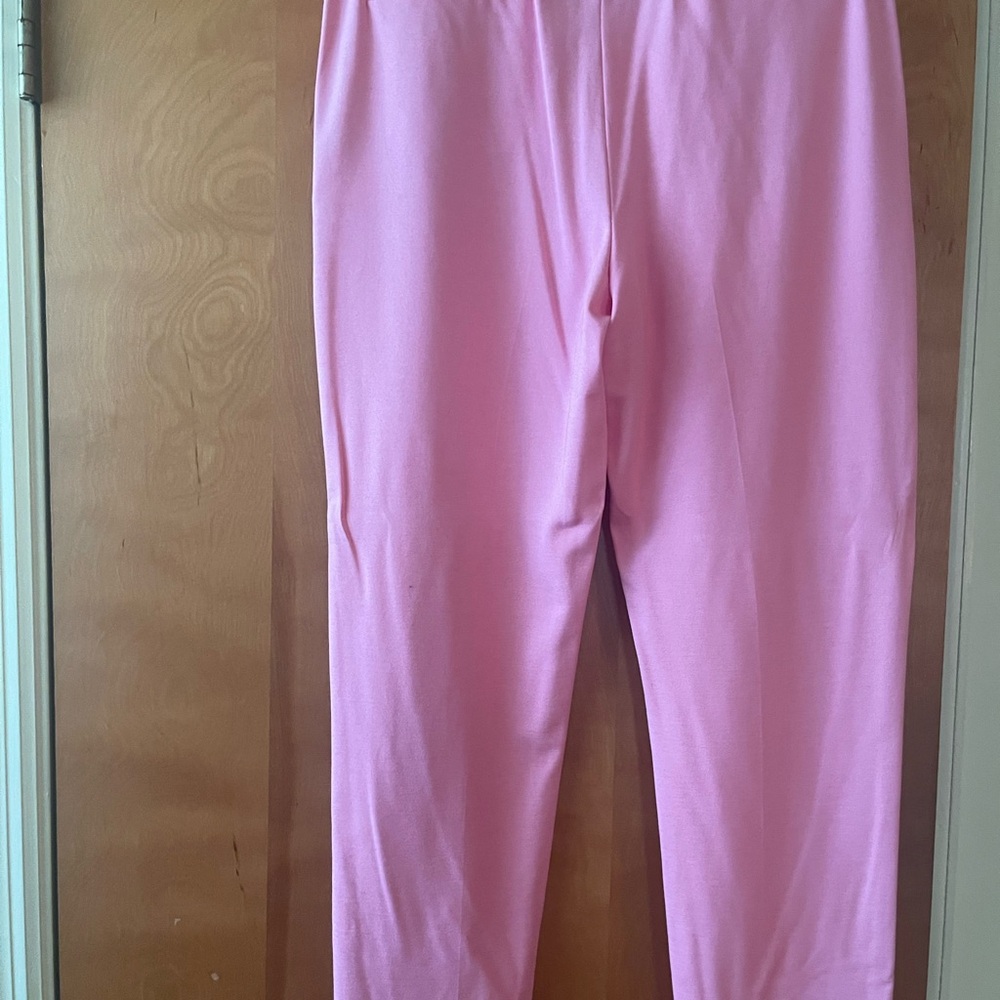 DKNY Pink Stretch Ponte Pants